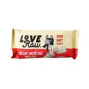 Cre&amp;m Filled Wafer vohvelipatukka, &quot;valkosuklaa&quot; LoveRaw - (12 x 45 g)