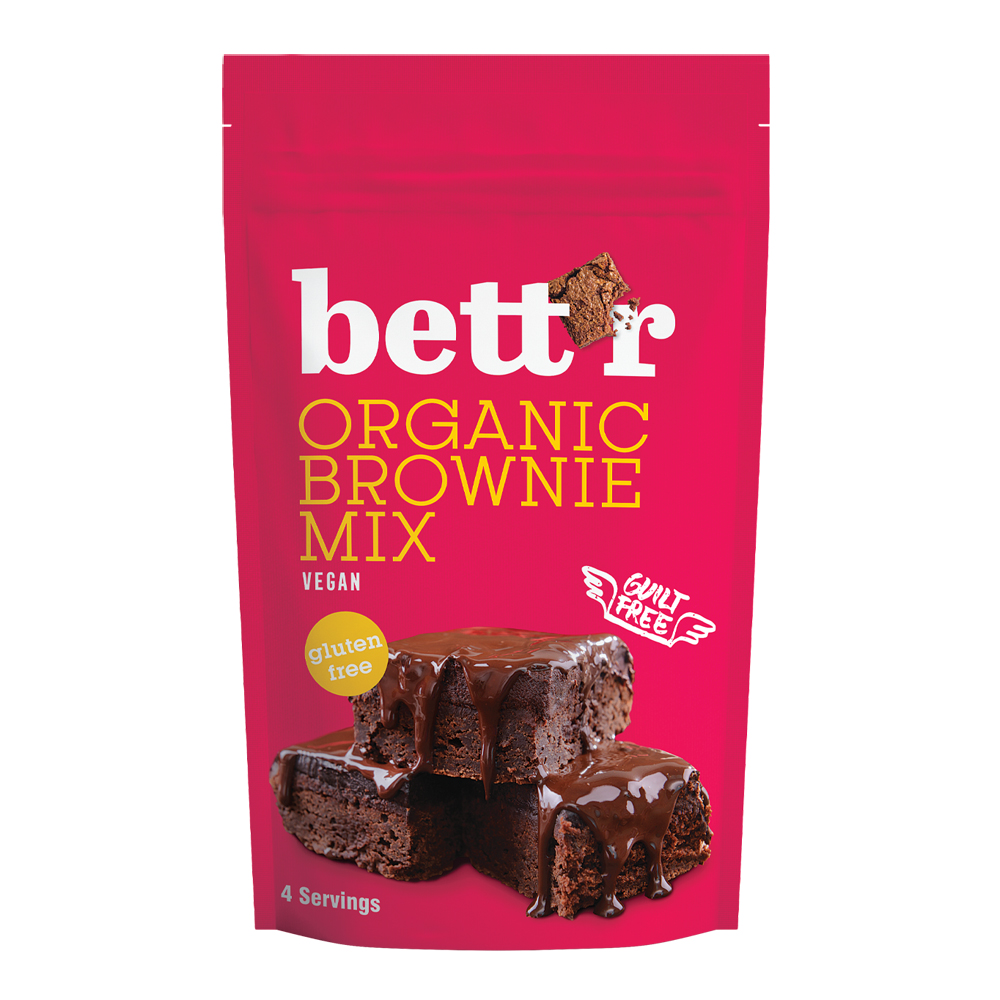 Gluteeniton brownie mix Bett'r - (6 x 400 g) (luomu)