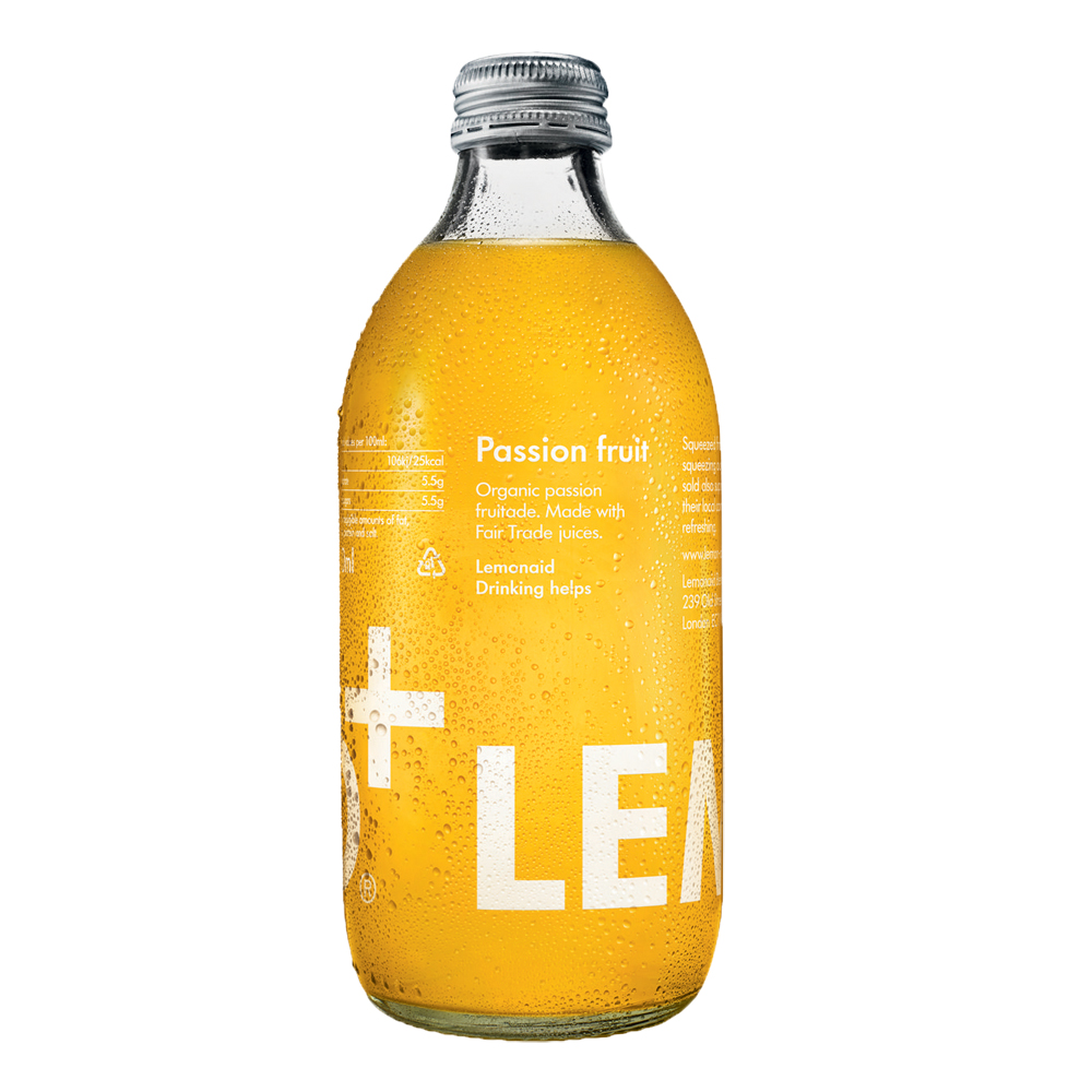 Limonadi, passionhedelmä, reilu Lemonaid - (12 x 330 ml) (luomu)
