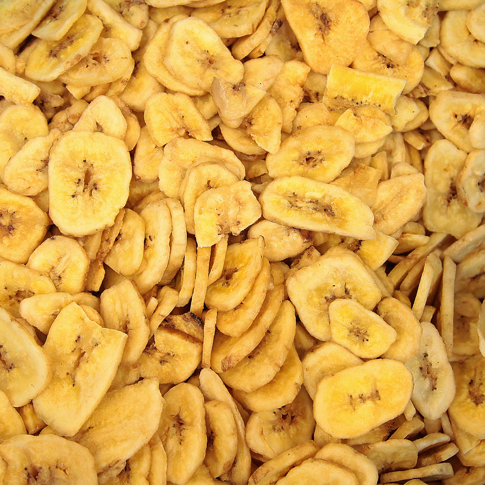 Banaanilastu, sokeroitu - (1 x 6,8 kg) (luomu)