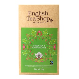 [62378] Green Tea &amp; Pomegranate, irtotee, reilu ETS - (6 x 1000 g) (luomu)