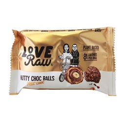 [212192] Nutty Choc Balls pähkinäsuklaapallot LoveRaw - (9 x 28 g)