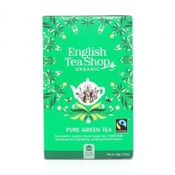 [60178] Vihreä tee Pure Green Tea 20 pss, reilu ETS - (6 x 40 g) (luomu)