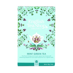 [62276] Vihreä tee Mint Green Tea 20 pss ETS - (6 x 40 g) (luomu)